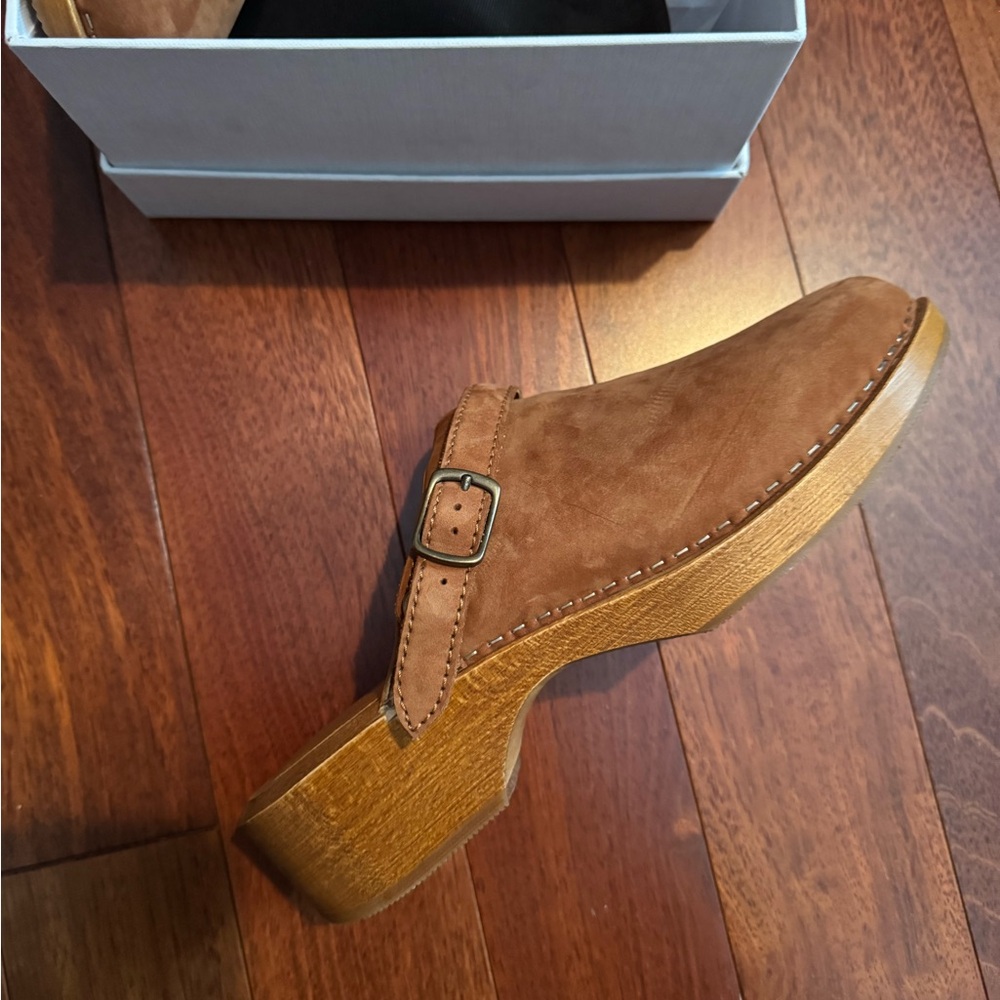Re/Done Suede Clogs - Picture 2 of 4